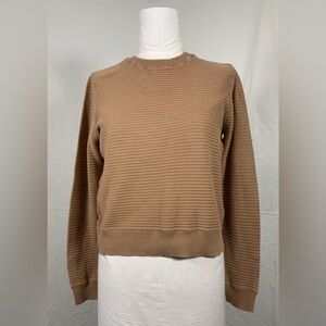 TenTree Organic Cotton Highline Crewneck Sweater Tan Size - Medium
